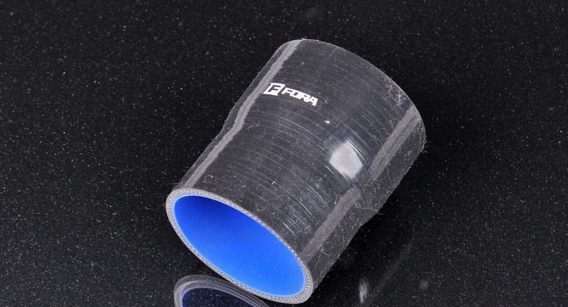 Патрубок силиконовый 70-76 мм, L=100 мм, 4 слоя армировки, чёрный