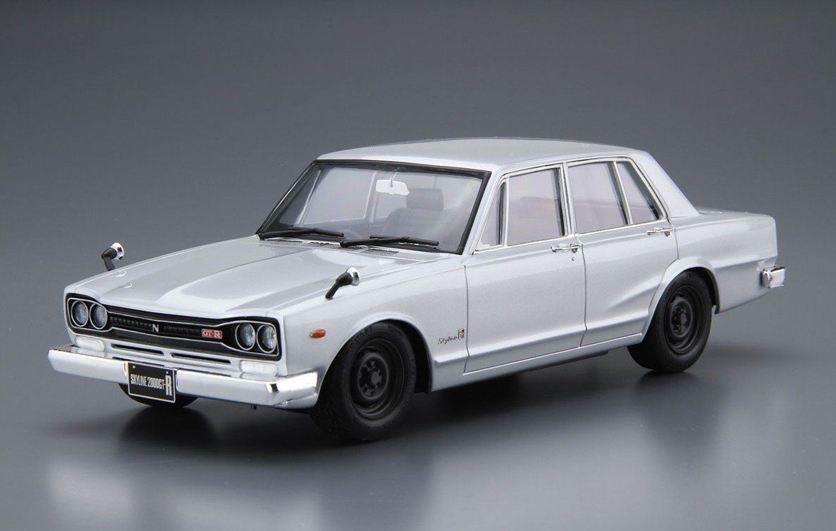Сборная модель Aoshima NISSAN PGC10 SKYLINE 2000GT-R '70