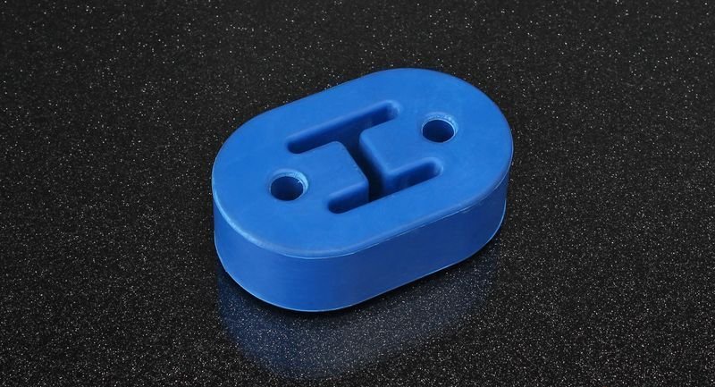 Подвес (поддержка, резинка) глушителя 8мм 2 отв Autobahn88 (синий)