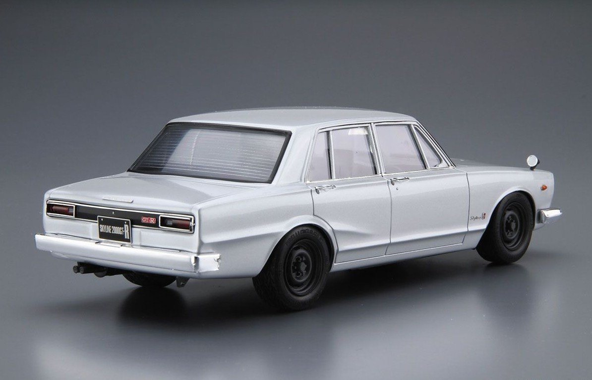Сборная модель Aoshima NISSAN PGC10 SKYLINE 2000GT-R '70