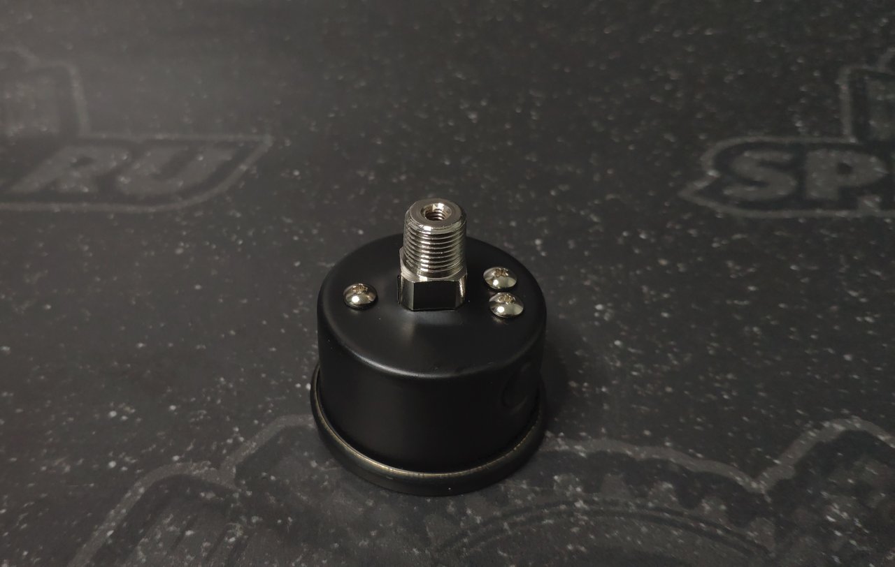 Датчик давления топлива механический (манометр) 100 PSI резьба 1/8 NPT Radium Engineering