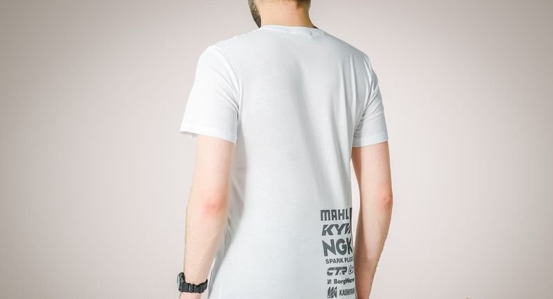 Футболка "S15 Trace", белая, размер-2XL