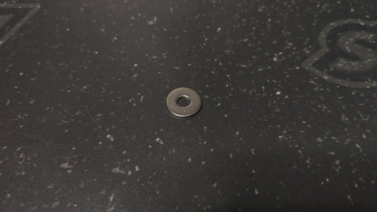 Шайба плоская кузовная М 4 увеличенная, (A2)