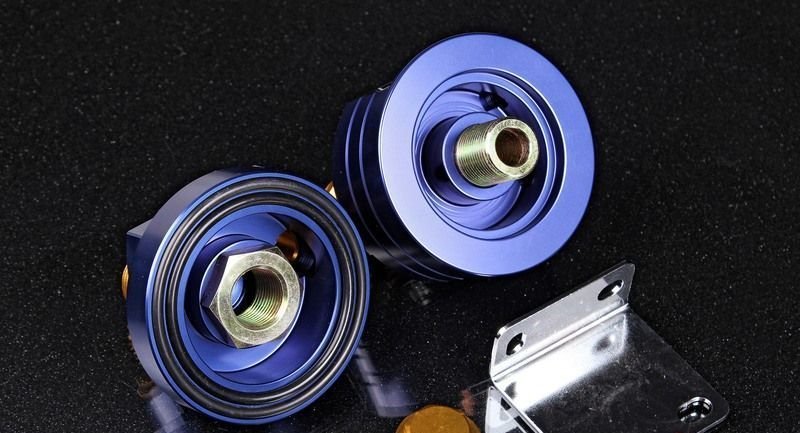 N1 Проставка адаптер для выноса масляного фильтра A0 (3 шланга)