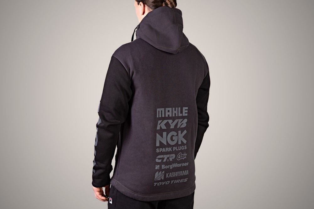 Худи ZIP Long, черная, на молнии, размер - XL