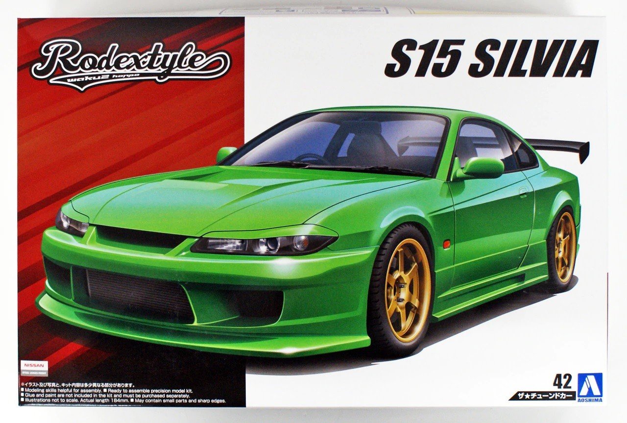 Сборная модель Aoshima NISSAN SILVIA S15 `99 RODEXTYLE