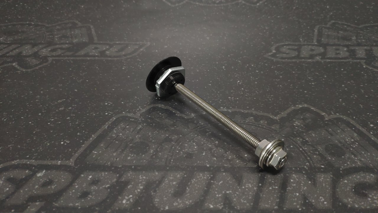 Замок капотный 30мм - черный