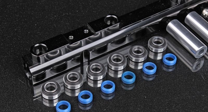 Топливная рейка Toyota 2JZ, черная AB88