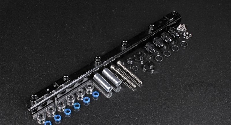 Топливная рейка Toyota 2JZ, черная AB88