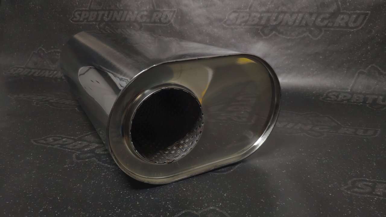 Резонатор прямоточный Fujutsubo style выходы 76мм