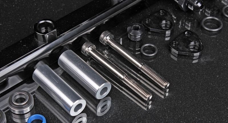 Топливная рейка Toyota 2JZ, черная AB88