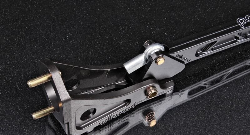 Ручник гидравлический без цилиндра, горизонтальный WILWOOD, черный