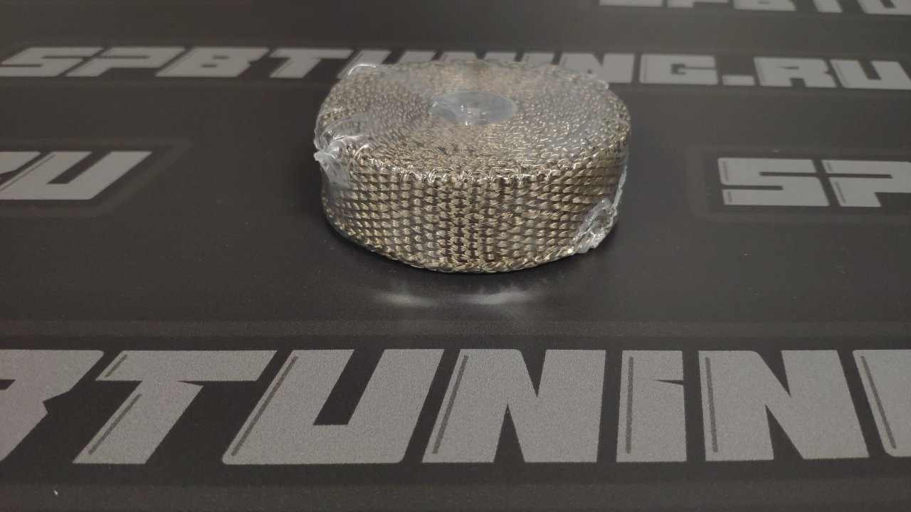 Термолента 1200 градусов базальтовая 25мм'*5м