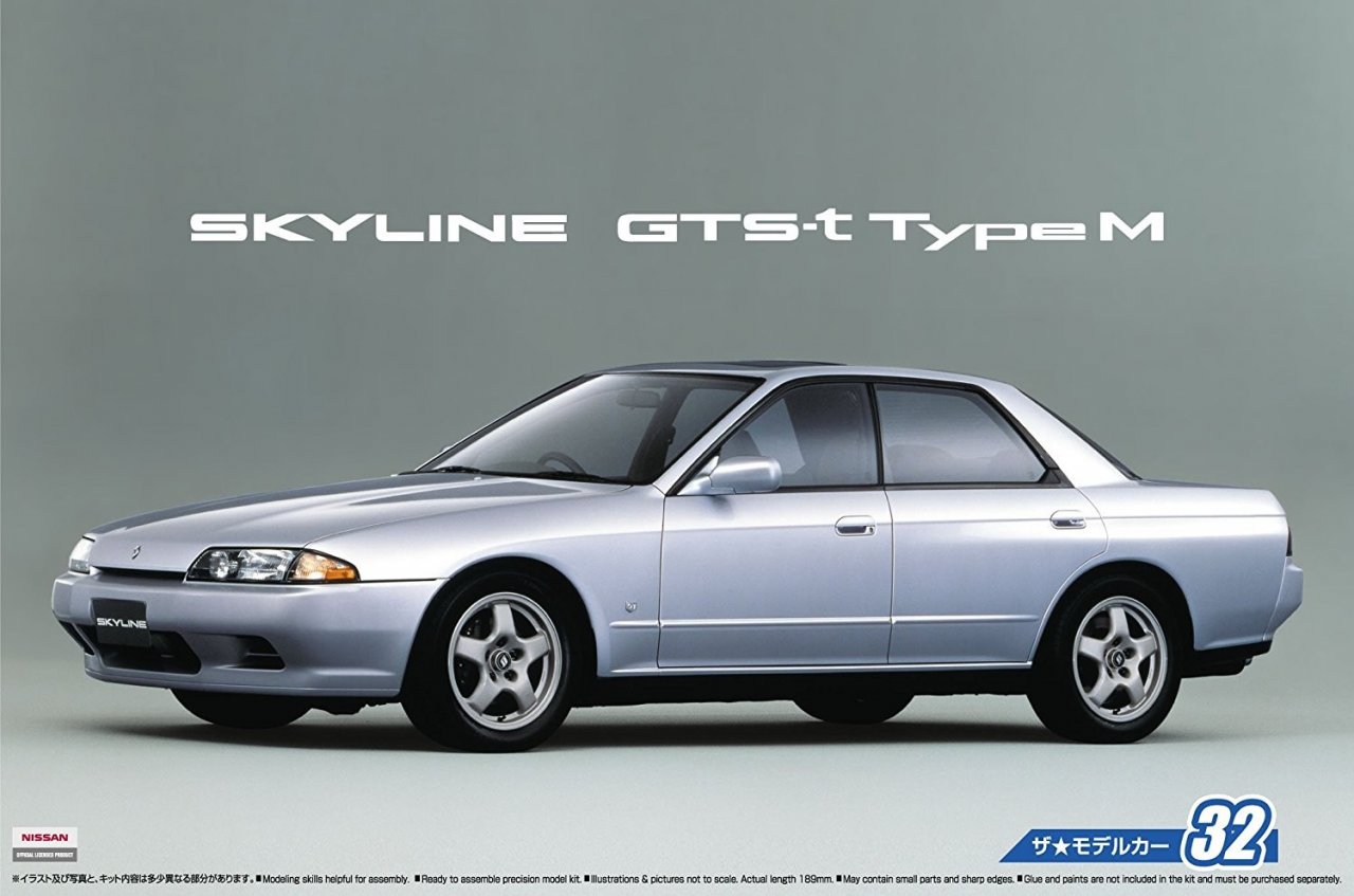 Сборная модель NISSAN HCR32 SKYLINE GTS-T TYPE M `89