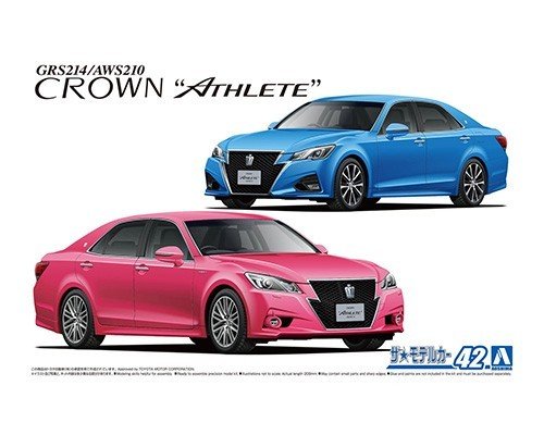 Сборная модель TOYOTA CROWN ATHLETE GRS214/AWS210 `15