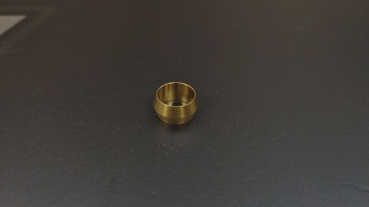 Втулка (оливка) фитинга AN6 для алюминиевой трубки BLACKROCK LAB