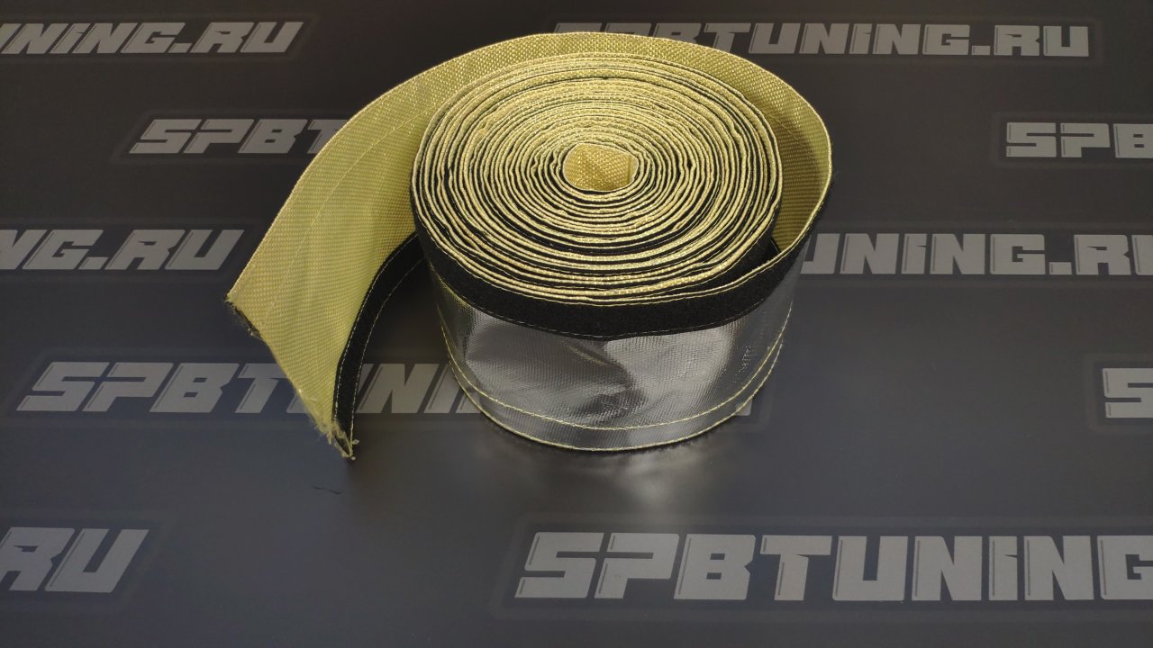 Термоизоляция шлангов и проводов 25mm цена за 1m Al+Kevlar Wire Shield, Thermal Division TDWK251VL