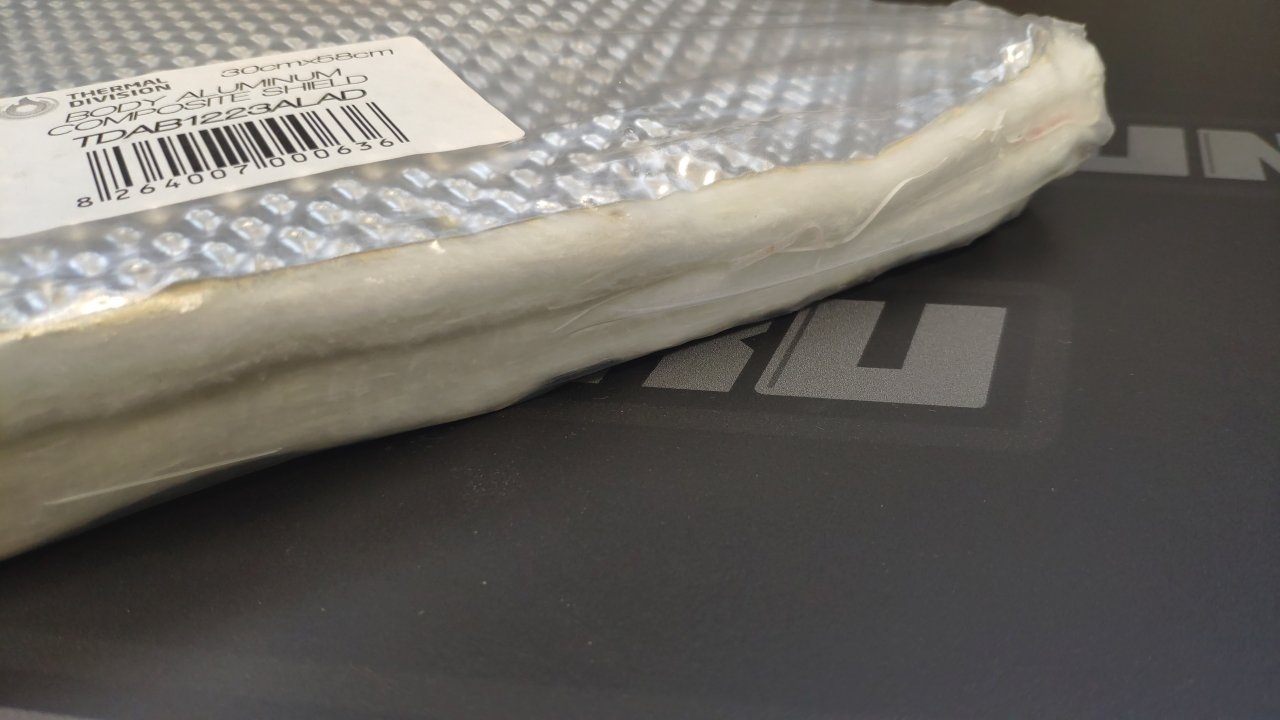 Термоизоляция Al+Composite, 30*58cm, самоклеющаяся, Thermal Division