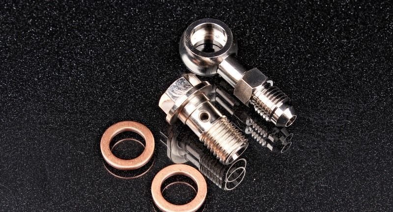 Фитинг BANJO AN4 + болт M12*1,5 мм, рестриктор - 1,5 мм, VOLVO KINUGAWA