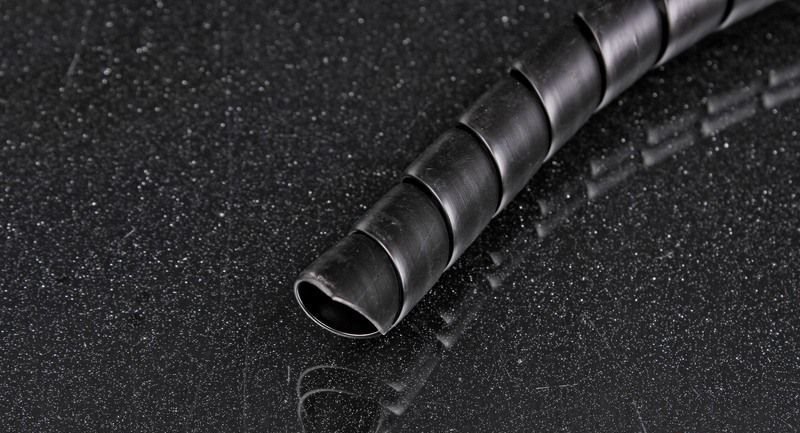 Тюбинг спираль 16-18 мм, полипропилен, черный (защита шланга) EVERFLEX