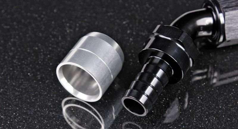 Фитинг AN10 45° обжимной под шланг AN AB88