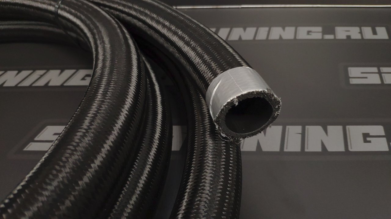 Армированный шланг AN20/D-20, A80 серия Nylon, BlackRock Lab