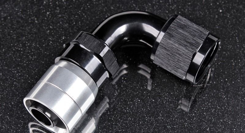 Фитинг AN10 90° обжимной под шланг AN AB88