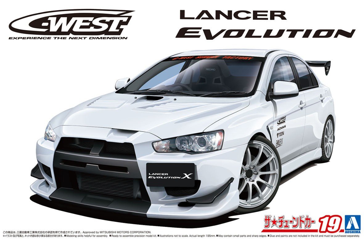Сборнаяч модель C-WEST CZ4A LANCER EVOLUTION X `07