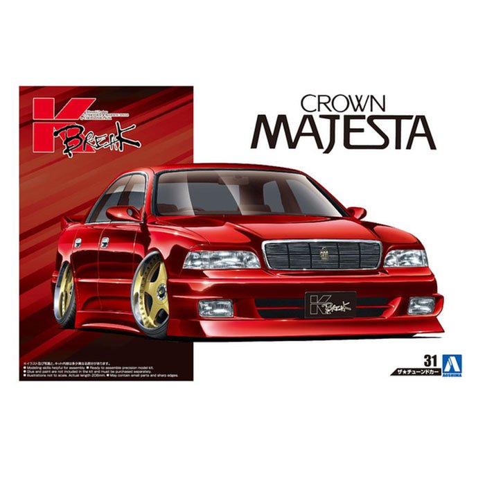 Сборная модель Aoshima Toyota Crown Majesta K-BREAK