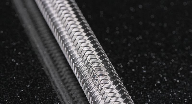 Шланг AN8 высокого давления армированный тефлоновый PTFE