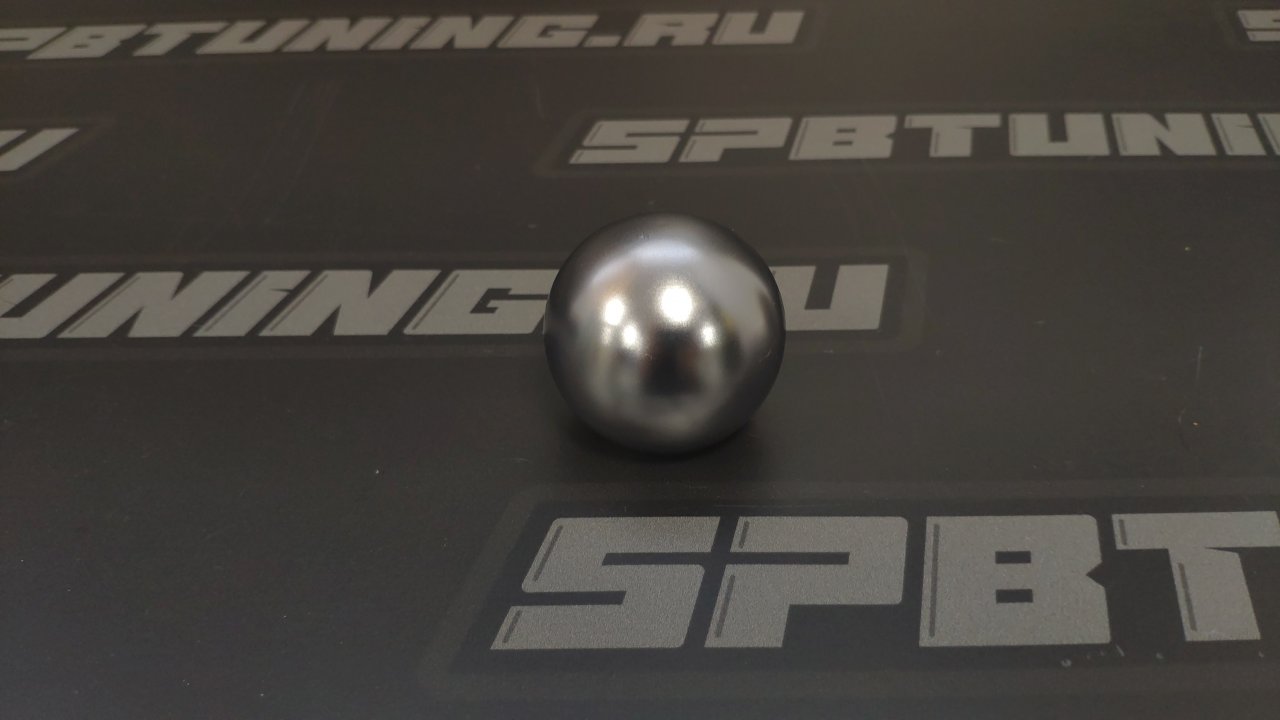 Ручка КПП, шар, серебристый