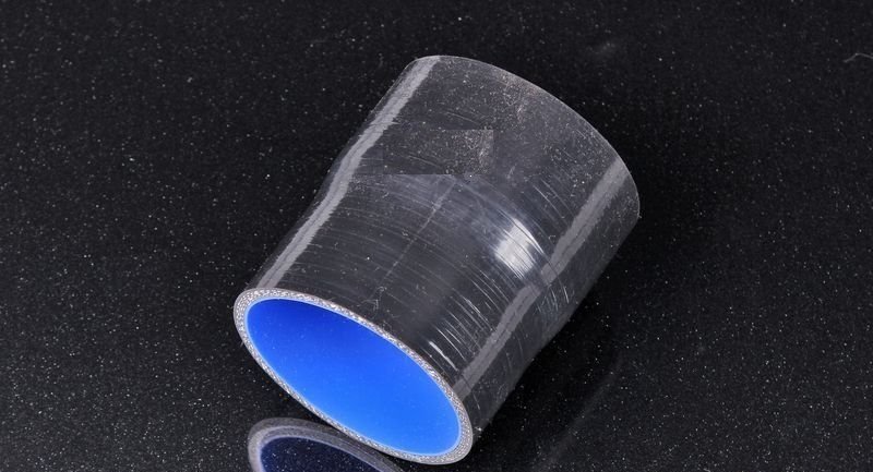 Патрубок силиконовый прямой, 76-89mm, черный