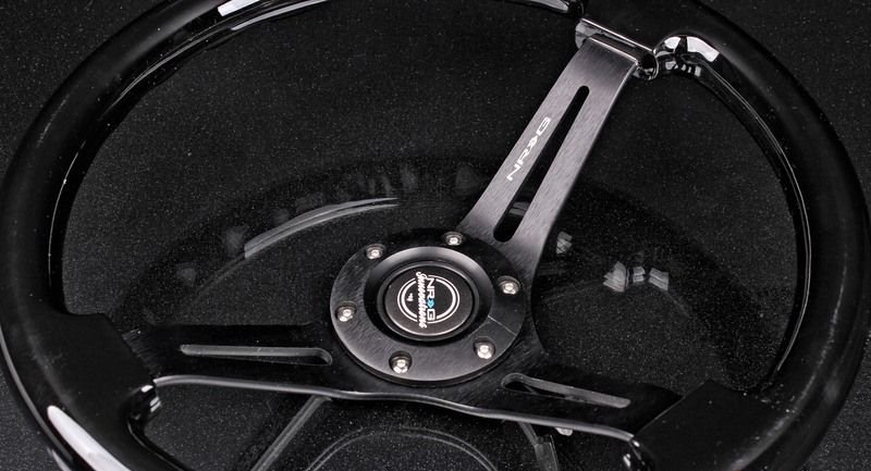 Руль NRG 350 мм, большой вылет