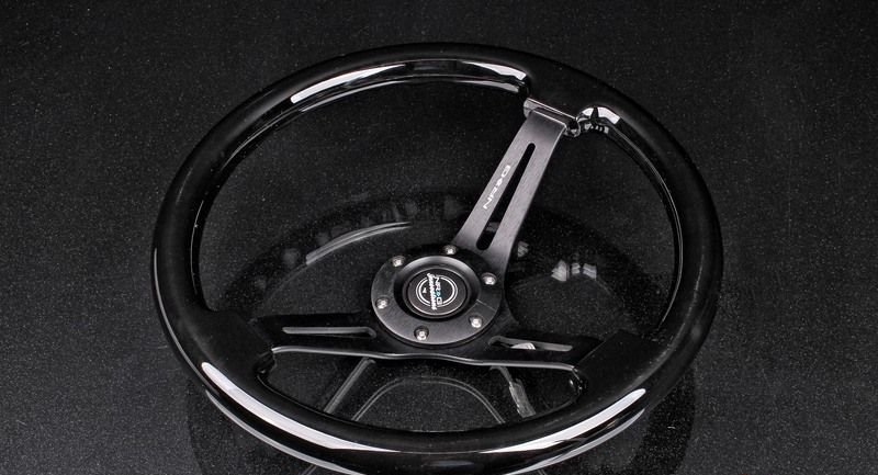 Руль NRG 350 мм, большой вылет