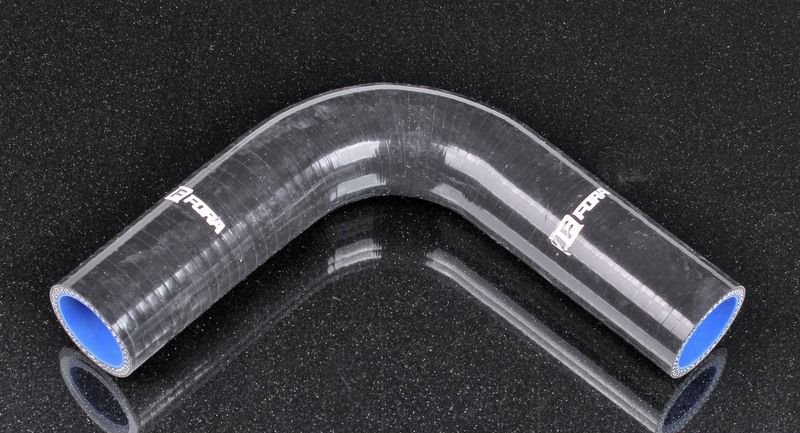 Патрубок силиконовый 32 мм, 90°, L=150*150 мм, чёрный