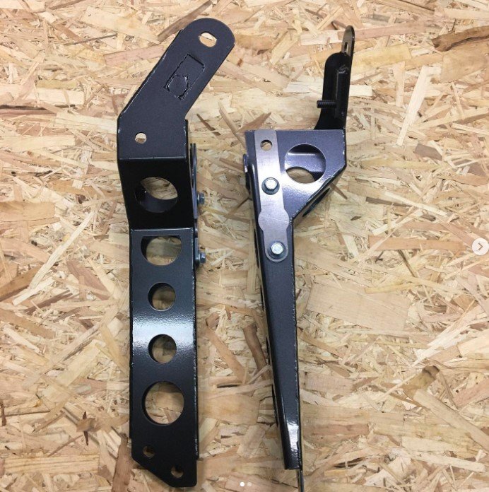 Кронштейны теншенов Aim Parts Silvia S13/180/200sx усиленные с закладными и площадками под съемную распорку