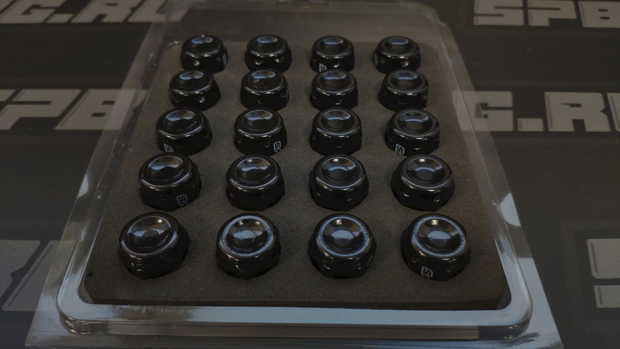 Гайки колесные Rays style M12*1.5, высота -35мм, черные