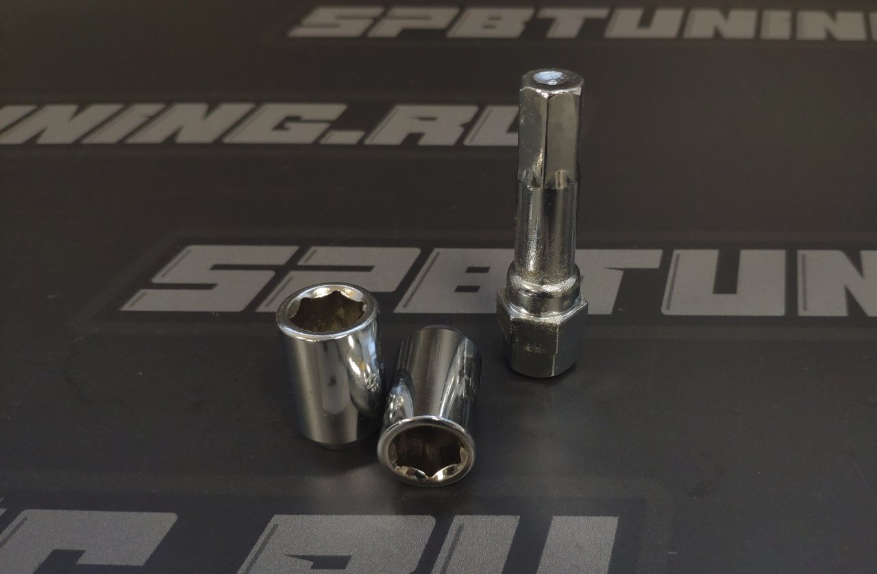 Комплект колесных гаек 12x1,5 - хром