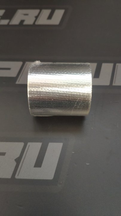 Термоизоляционная ткань самоклеющаяся, серебро (50мм*5м рулон)