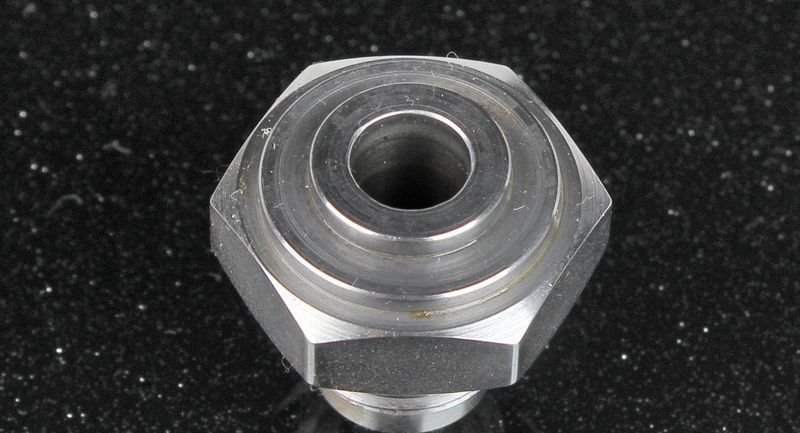 Адаптер П AN6 - приварной, под ключ, алюминий,