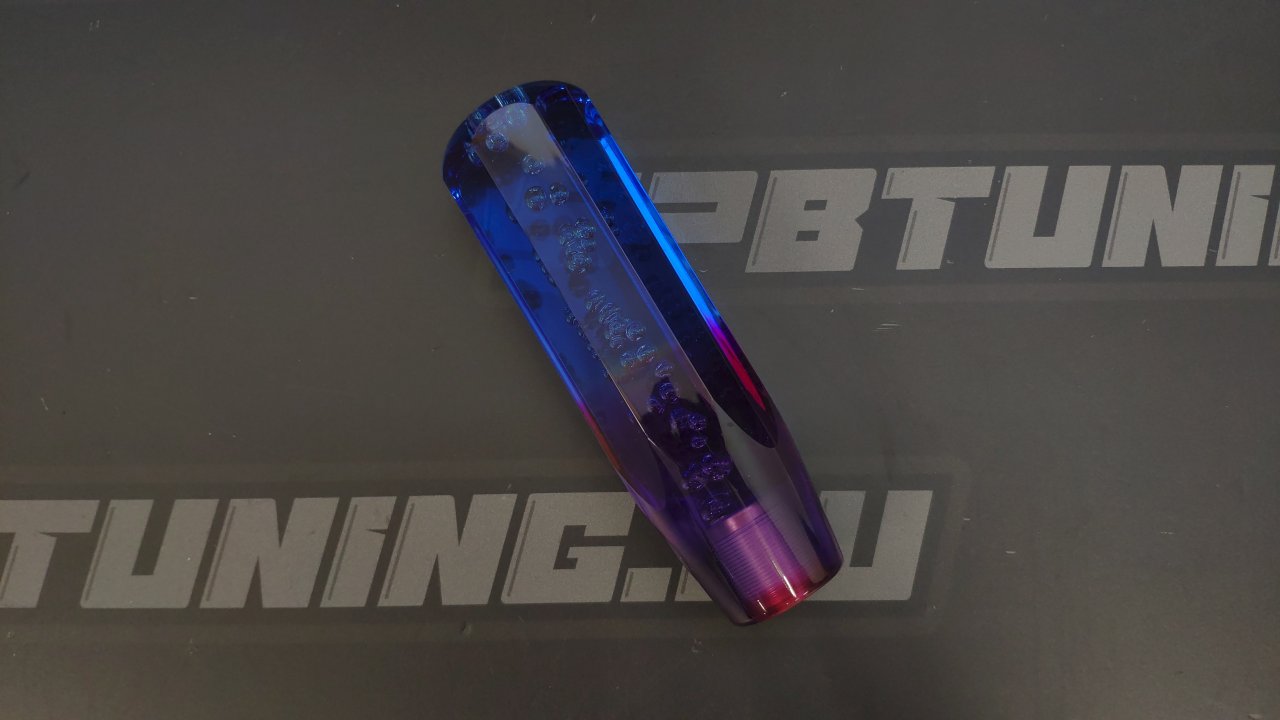 Ручку КПП с гранями 150мм сине-фиолетовая