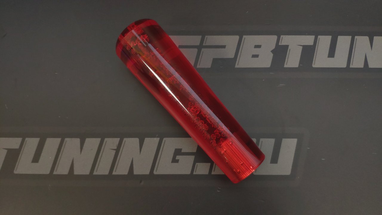 Насадка на ручку КПП JDM 150мм красная