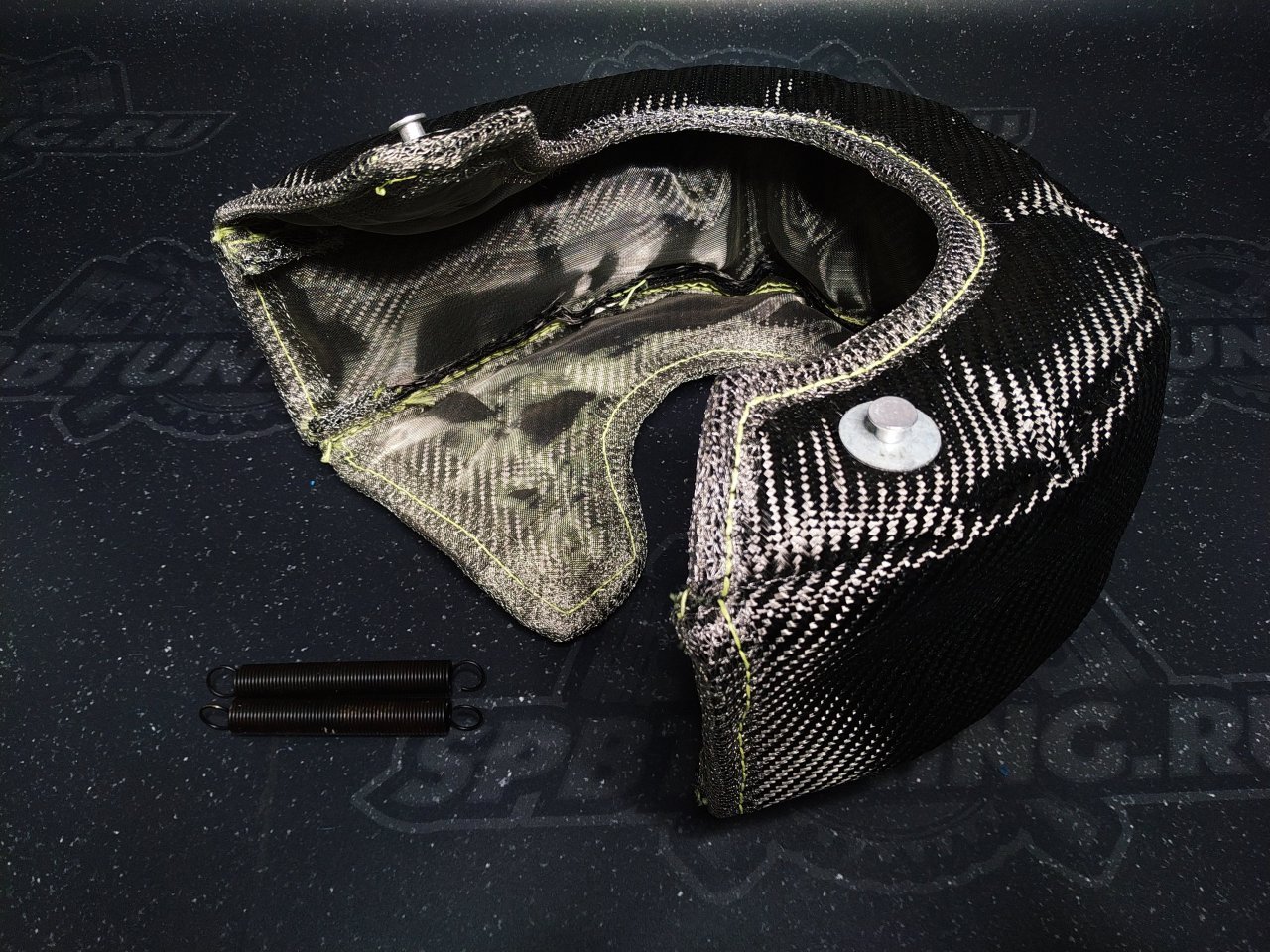 Термошуба на турбину Т3 карбоновая (до 1100гр)