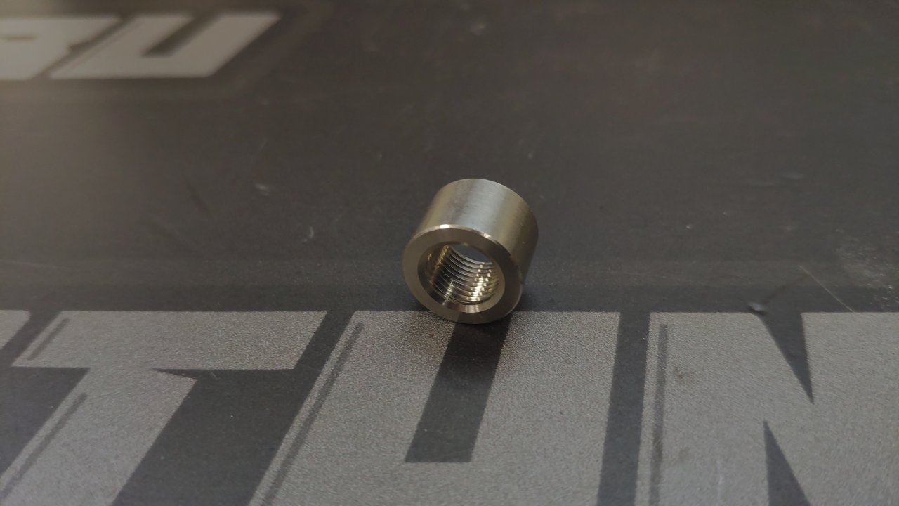 Фитинг-адаптер приварной EGT 1/8"-27 NPT, нержа.