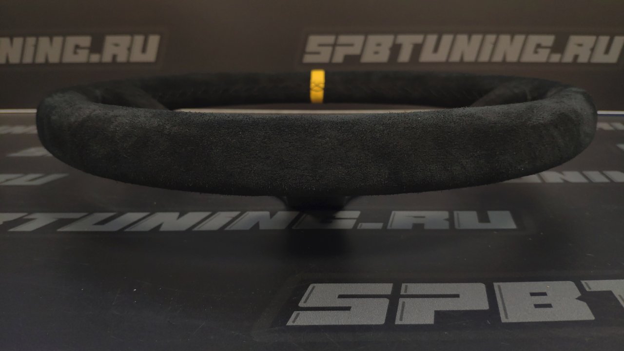 Руль OMP WRC, замша, черный