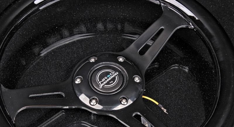 Руль NRG 310 мм, нулевой вылет, дерево, черный