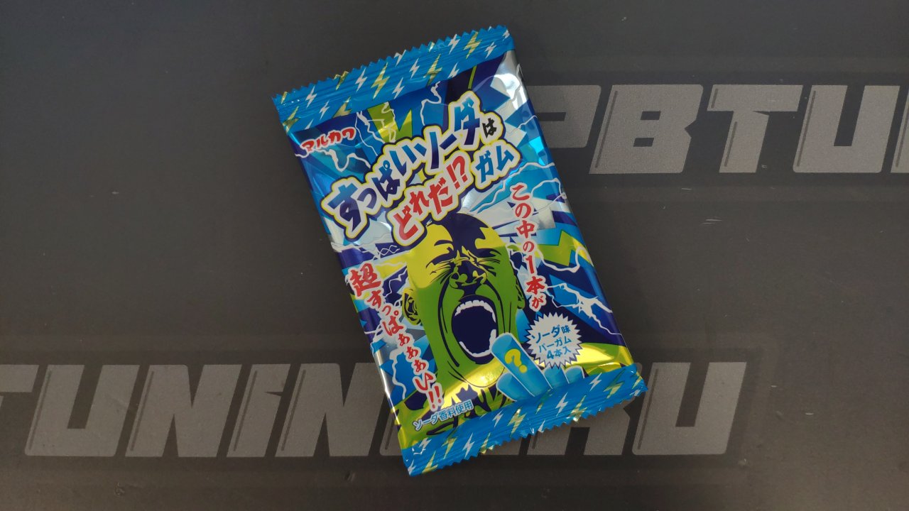 Резинка жевательная Marukawa "Кислая содовая" 4шт, 10г.