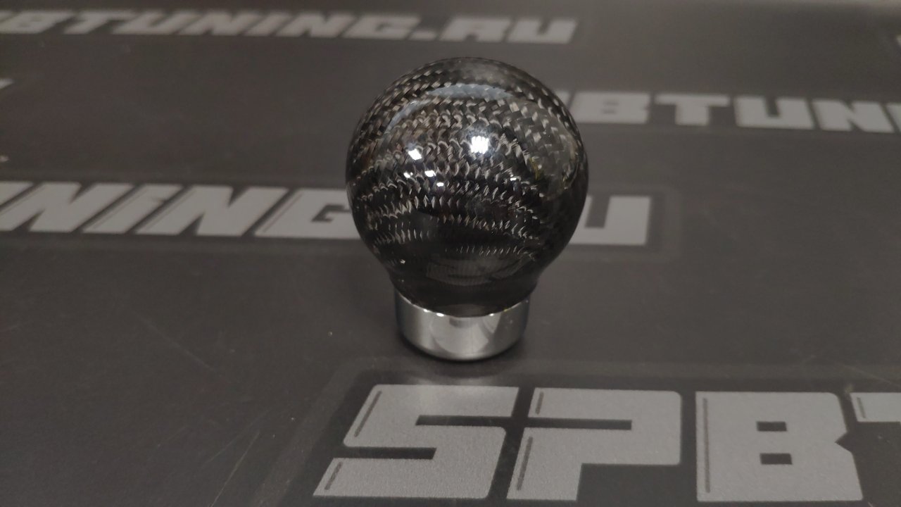 Ручка МКПП чёрный карбон