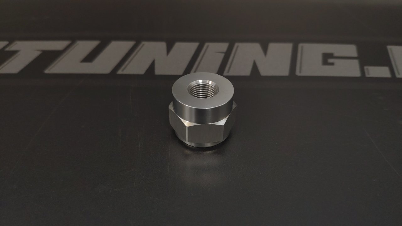 Фитинг приварной 1/8" алюминиевый под ключ