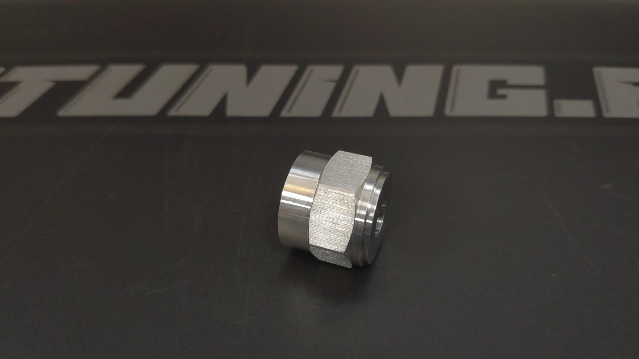 Фитинг приварной 1/8" алюминиевый под ключ